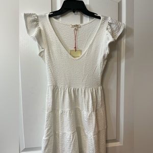 Women’s white mini dress -S - NWT